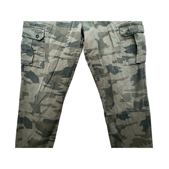 Iron Co. Mens Cargo Pants Camouflage 38/34 Durable Cotton Blend - Picture 5 of 11